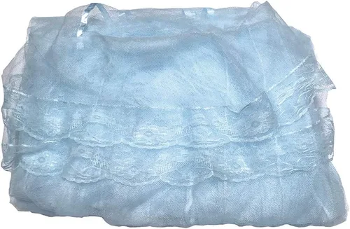 Vista 2 de BCBYou - Dosel de cama de princesa, mosquitero de encaje redondo, cúpula para cuna, cama individual, doble y queen, con gancho de techo jumbo