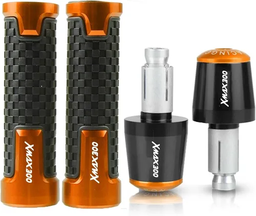 Vista 15 de Motorcycle for Y&AMAHA XMAX300 All Years Xmax 300 2017 2018 2019 2020 2021 Motorcycle 7/8'' 22mm Hand Handle Grips Handlebar Grip Ends Plug