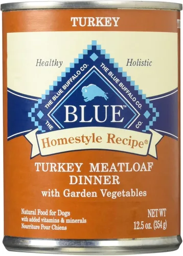 Vista 24 de Blue Buffalo Homestyle Recipe - Paquete variado de paté de comida húmeda para perros, cena de pollo y cena de carne de res con verduras de jardín