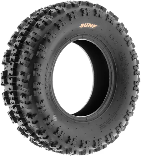 Vista 8 de SunF - Juego de 4 neumáticos de repuesto de 6 pliegues para bicicleta de carrera, todoterreno, cuatrimoto, cuatriciclo, 22 x 7-10 y 22 x 10-10, sin