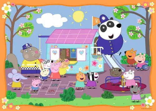Vista 2 de Ravensburger Peppa Pig - Rompecabezas de 24 piezas de personajes gigantes para niños a partir de 3 años