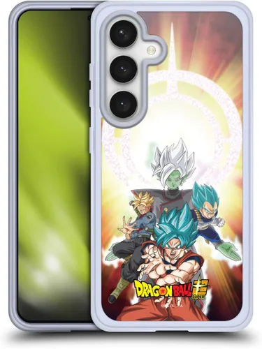 Vista 246 de Head Case Designs Funda de gel con licencia oficial de Dragon Ball Super Group Future Trunks Arc Characters [protección de grado militar] compatible