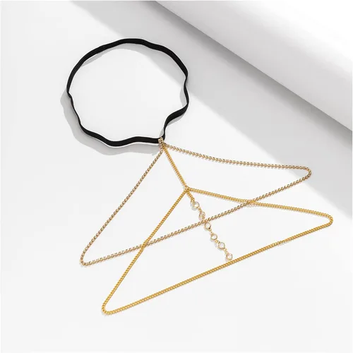 Vista 5 de Sexy Beach Multi-layere Leg Chain Crystal Thigh Chain Jewelry Summer Rhinestone Thigh Leg Chain Bikini Body Thigh Chain Jewelry for Women