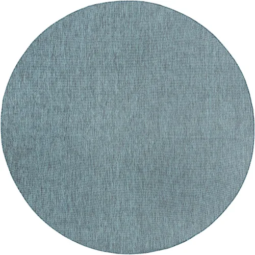 Vista 122 de Unique Loom Collection - Alfombra casual de transición sólida jaspeada para interiores y exteriores