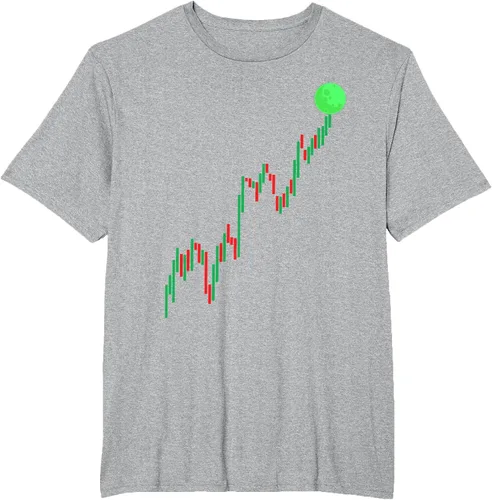 Vista 23 de Cute Stock Trading Design for Men Women Stock Market Trader T-Shirt Asphalt Grey