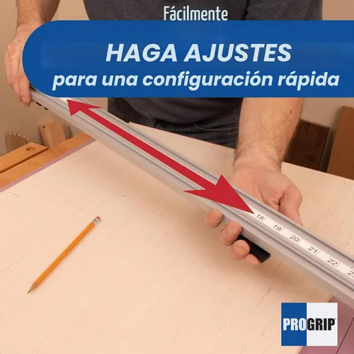 Vista 5 de Abrazadera y guía de borde recto ProGrip de 50