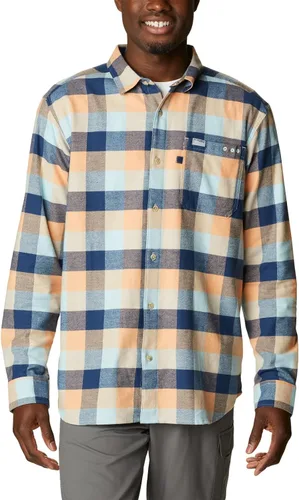 Vista 13 de Columbia Slack Tide Flannel Ls para hombre Cuadros Multi Guacamayo Azul