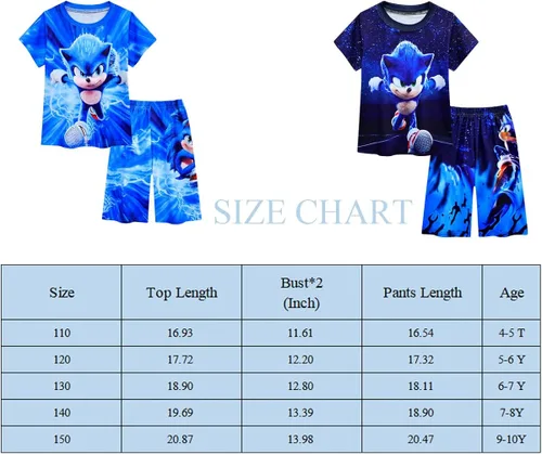 Vista 3 de WTEXPERT Boys Cartoon Tshirts Short Sleeve Summer Set 4-10Y
