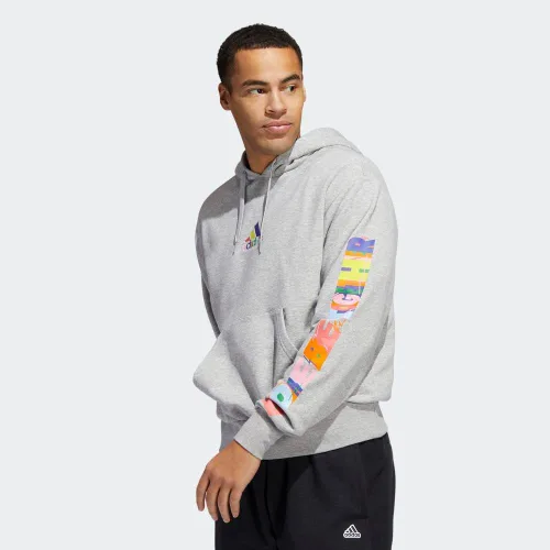 Vista 3 de adidas Sudadera con capucha Pride para hombre