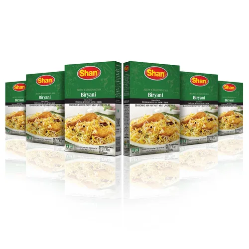 Vista 321 de Shan Chicken 65 - Mezcla de recetas y condimentos de 2.1 oz (60 g) - Polvo de especias para pollo frito picante agridulce - Adecuado