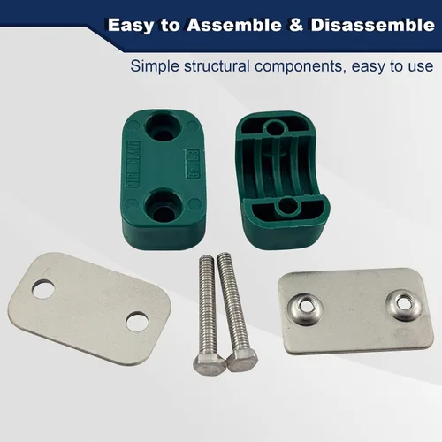 Vista 2 de Abrazadera de tubo hidráulico SENRISE 1 Uds. Abrazaderas de tubo de plástico Clips de manguera de tubo métrico estándar para tubo de 0.252 in