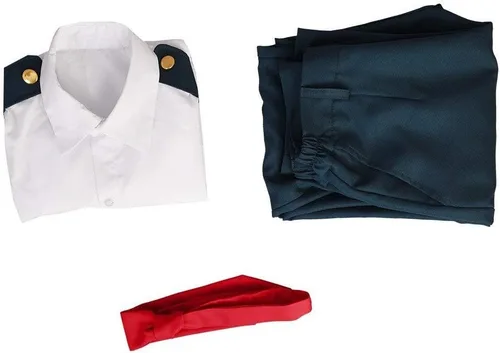 Vista 2 de Cosplay Life My Hero MHA Ochaco Uraraka Cosplay Disfraz de Ochako Tsuyu Blazer Traje Uniforme Escolar para Adulto Unisex