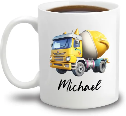 Vista 23 de Taza de café de avión personalizada con nombre de los niños, taza de café de avión personalizada de 11 onzas y 15 onzas, taza de cerámica blanca