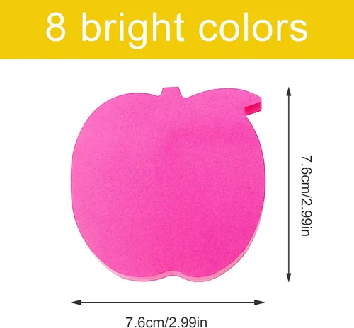 Vista 2 de Notas adhesivas, 560 hojas de 3 x 3 pulgadas, notas adhesivas de color, almohadillas autoadhesivas de colores brillantes para cuaderno de oficina