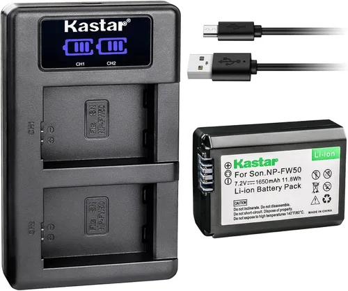 Vista 9 de Kastar Cargador de batería USB LKD2 compatible con cámara Pixii A1571, cámara Pixii A2572, cámara digital sin espejo lunar Hasselblad