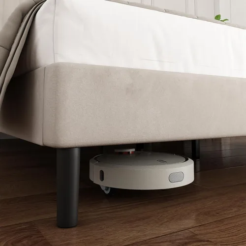 Vista 6 de Base de cama de plataforma de tamaño matrimonial con cabecera capitoné de canal vertical, no necesita somier, sin ruido, fácil montaje, terciopelo