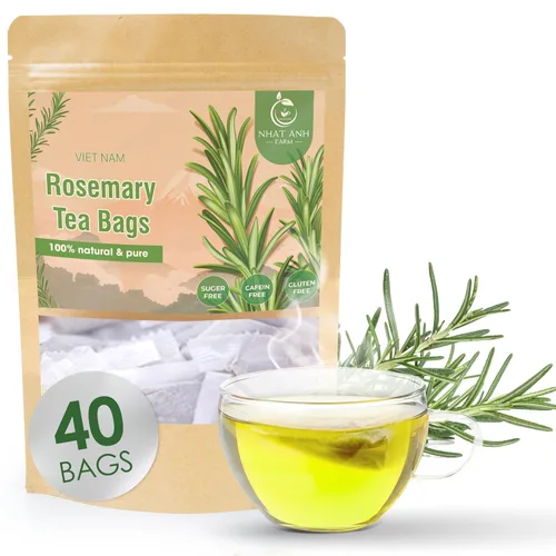 Vista 20 de NHAT ANH FARM - Bolsas de té de hoja de laurel premium, 40 bolsas de té, hoja de laurel seca 100% natural, té de hierbas naturalmente dulce, sin