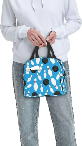 Vista 7 de VOOHDDY Bolsa de almuerzo con aislamiento de dibujos animados para hombres y mujeres, reutilizable, impermeable, portátil, hielera, térmica