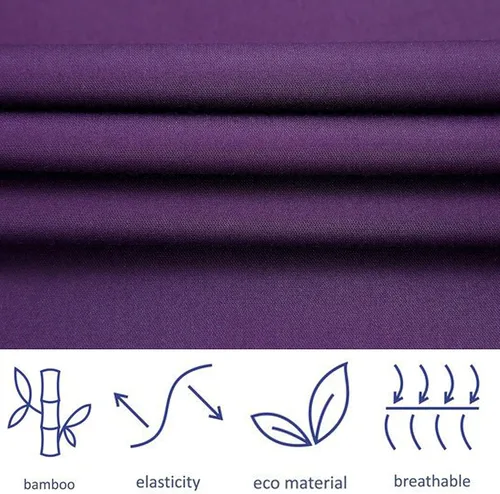 Vista 5 de Gollnwe Camisa de vestir elástica de bambú para hombre con puños franceses