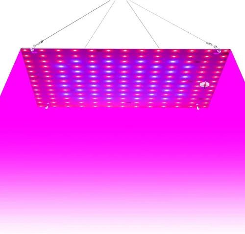 Vista 4 de 100W LED Full Spectrum Hydroponic Plant Light 100-277V Dimmable Hanging Panel Lamp 110V Hydroponic Lighting UV IR Greenhouse Tent Grow Box Indoor