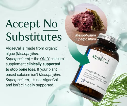Vista 9 de ALGAECAL Paquete de calcio y colágeno: colágeno hidrolizado completo con verisol, fortibone y fortigel, más 13 minerales de apoyo óseo y vitamina D3