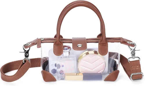Vista 10 de OFY Clear Bag for Stadium Approved Clear Stadium Bags for Women Small Crossbody Purse Handbags for Concerts Sports Events