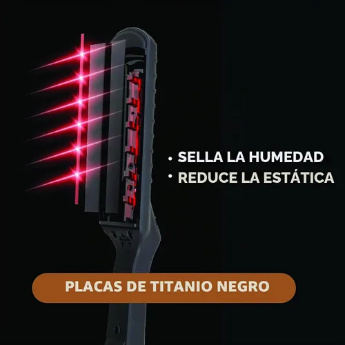 Vista 6 de CROC Masters - Plancha plana de titanio negro de 1.5 pulgadas