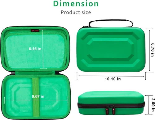 Vista 3 de XANAD Estuche rígido para Leapfrog Epic Academy Edition/Leapfrog LeapPad Ultimate Kids'Learning Tablet - Viajes - Bolsa protectora de almacenamiento
