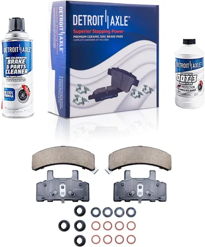 Vista 59 de Detroit Axle - Pastillas de freno traseras para Toyota Prius 2012-2015 Prius Plug-In 2017-2018 Corolla iM 2016 Sion iM 2011-2017 Lexus CT200h
