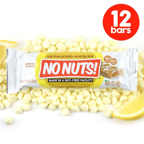 Vista 7 de No Nuts! Barras de proteínas veganas 100 % libres de nueces, libre de lácteos, proteínas + barras energéticas, orgánicas, Kosher, sin huevos, sin