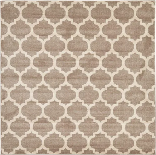 Vista 70 de Unique Loom Trellis Collection - Alfombra de área de Filadelfia, rectangular de 2 pies 2 pulgadas x 3 pies, color morado y marfil