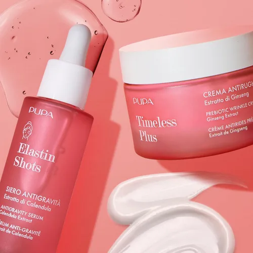 Vista 6 de PUPA Milano Elastin Shots - Suero facial antigravedad, mejora la elasticidad de la piel, defiende la piel contra los procesos de envejecimiento