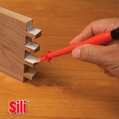 Vista 5 de Cepillo de pegamento de silicona para manualidades, carpintería, pasatiempos, artes, aplicador y esparcidor de pegamento de madera antiadherente