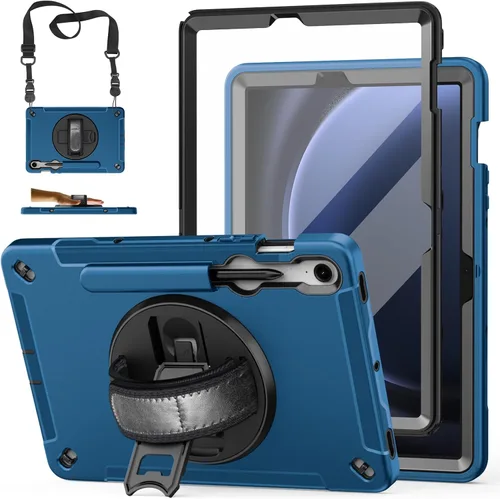 Vista 16 de Funda para Galaxy Tab S6 Lite de 10.4 pulgadas 2024/2022/2020: funda de TPU de grado militar a prueba de golpes con protector de pantalla - soporte
