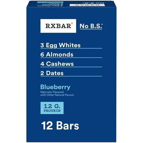 Vista 12 de RXBAR Barras de proteína, 0.44 oz de proteína, aperitivos sin gluten, paquete variado de 5 sabores (5 cajas, 25 barras)