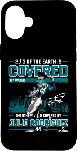 Vista 22 de Funda para iPhone 16 Julio Rodríguez Seattle MLBPA