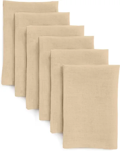 Vista 76 de Solino Home Juego de 4 manteles individuales blancos de 100 % lino puro de 14 x 14 pulgadas para invierno, San Valentín, primavera, Pascua, Fete