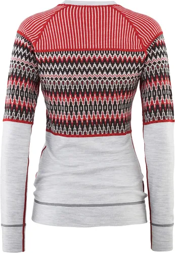 Vista 3 de Kari Traa Silja - Camiseta térmica de manga larga para mujer, 100% lana merina, ajustada, con capa base