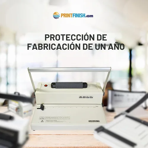 Vista 3 de PPE Coilbind S-15 con insertador de bobina eléctrico Punzón de bobina manual y máquina de encuadernación Paso 4:1 - Vincula profesionalmente