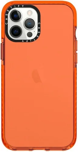 Vista 10 de CASETiFY Impact - Funda para iPhone 12 Pro Max, color negro transparente