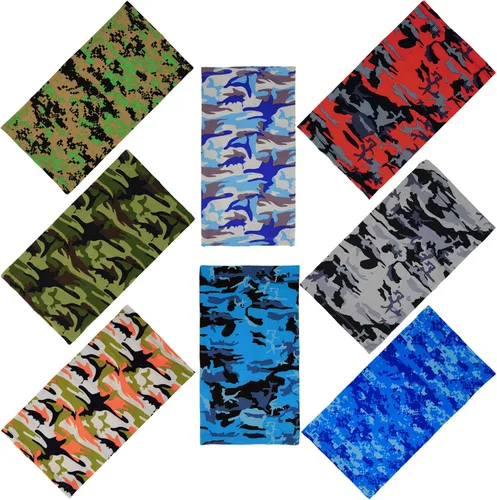 Vista 2 de 8 polainas refrescantes para el cuello, bandanas multiusos para mujeres y hombres