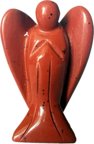 Vista 7 de Estatua de ángel guardián de oración de cristal curativo africano natural, 2 pulgadas, tallado en bolsillo, figuras de piedra de palma