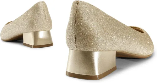 Vista 4 de DREAM PAIRS - Zapatos de tacón grueso con punta cerrada para mujer, de bloque bajo, para trabajo, punta puntiaguda, para vestido, cómodos, zapatos