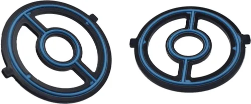 Vista 7 de Junta de enfriador de aceite de motor 2PCS para Mazda 3 5 MX-5 Miata CX-7 LF0214700