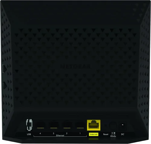 Vista 3 de NETGEAR Router Wi-Fi de doble banda AC1200 Fast Ethernet con USB 2.0 (R6100-100PAS)