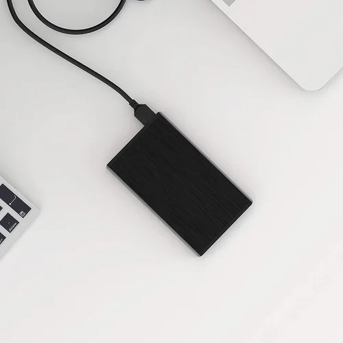Vista 8 de SABRENT Carcasa de disco duro externo de aluminio SATA ultradelgada USB 3.0 a 2.5 pulgadas + cable de extensión USB 3.0 de 22 AWG de 3 pies