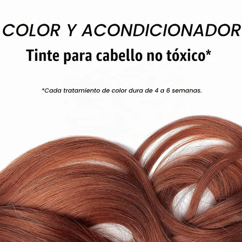 Vista 3 de Color de cabello natural y acondicionador Light Mountain, rojo, 4 onzas (paquete de 3)