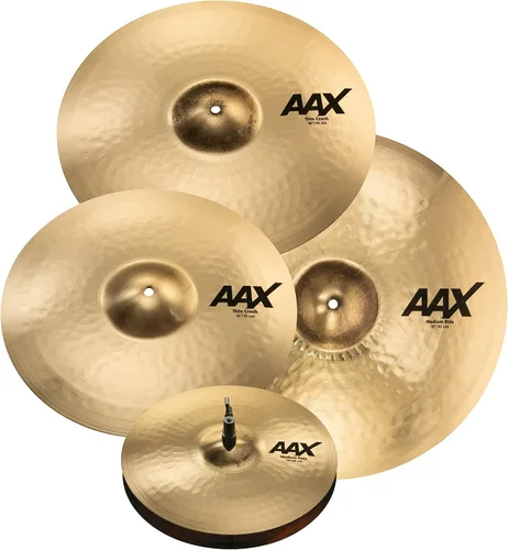 Vista 2 de Sabian AAX Set Promocional de Platillos con Platillo Thin Crash de 18" Gratis