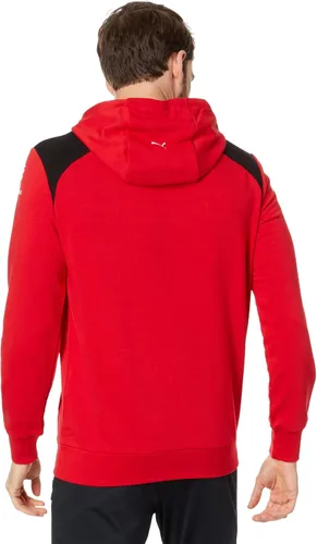 Vista 2 de PUMA Mens Sf Team Hoodie Casual Outerwear Casual Cordón - Rojo