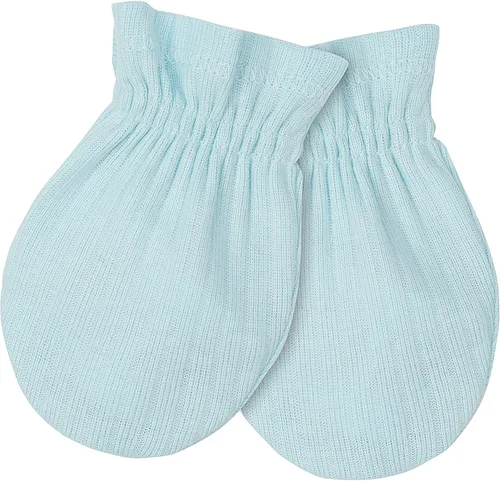Vista 5 de Just Born Juego de 4 gorros y manoplas para bebé niña